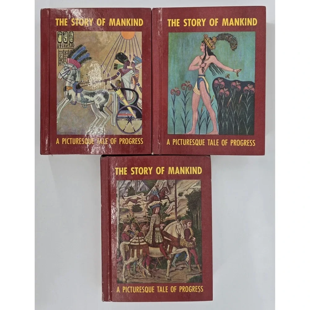 The‎ Story of Mankind Vols 1-3 Olive B. Miller 1963 Children's World History